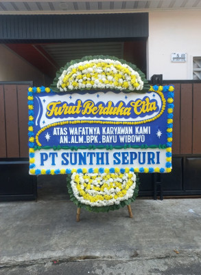 Papan Bunga Duka di Naluk